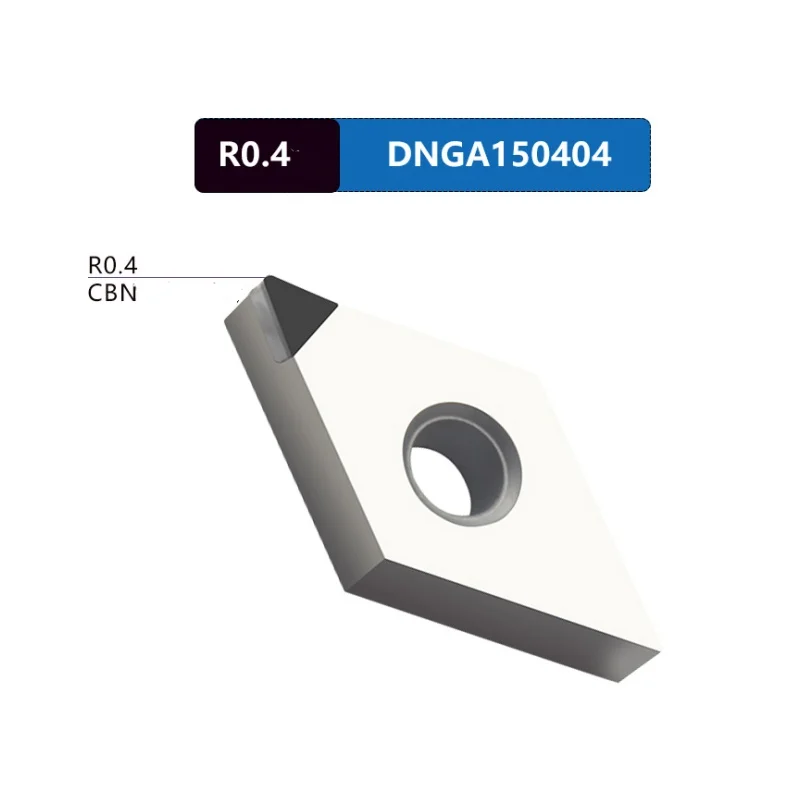 CBN DNGA 150402 /04/08 إدراج أداة تحول كريستال واحدة قاطع الماس عالي الصلابة للصلابة الكربونية