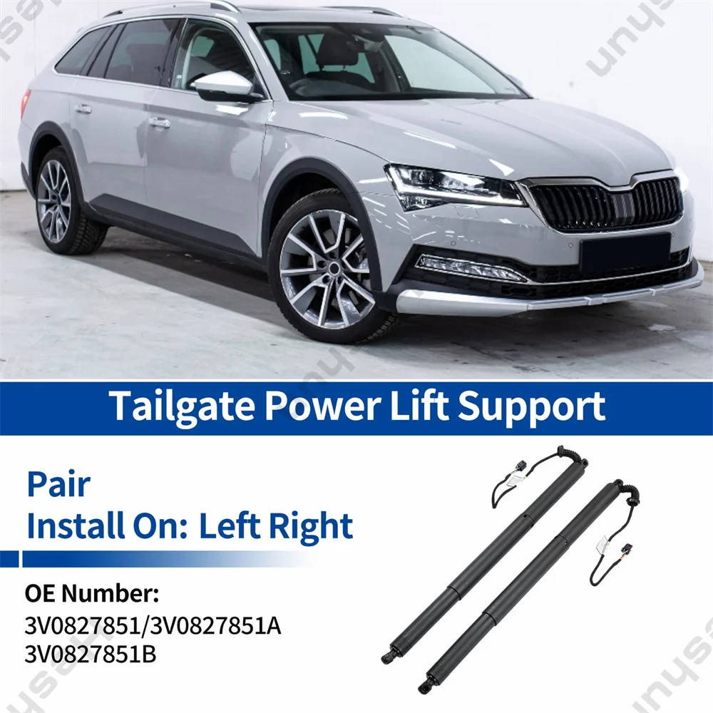 

Rear Trunk Liftgate Power Hatch Lift Support Opener For SKODA SUPERB III 2016-2020 Electric Tailgate Gas Struts 3V0827851