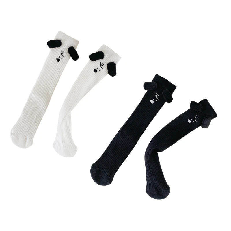 Cartoon Knee High Socks Kids 3D Hand in Hands Cotton Socks Novelty Funny Fancy Socks for Girls Boys Gifts