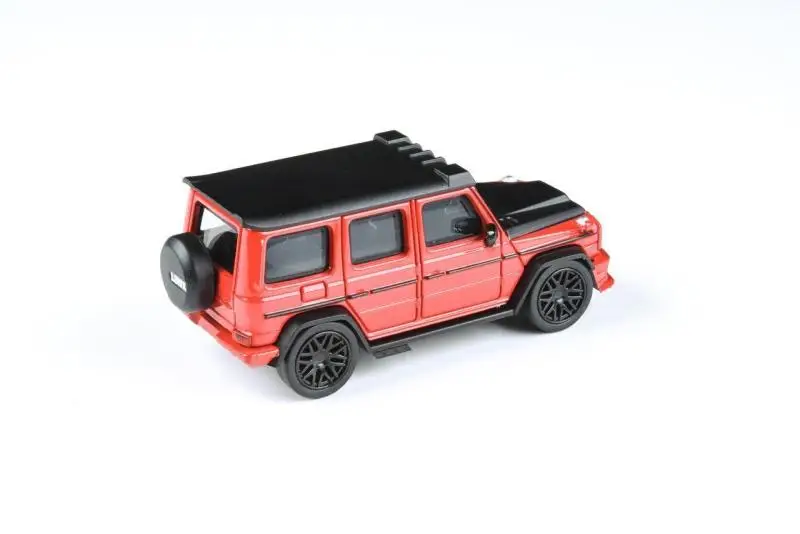 PARA 1:64 LBWK G63 Red Black / White Black Diecast Model Car