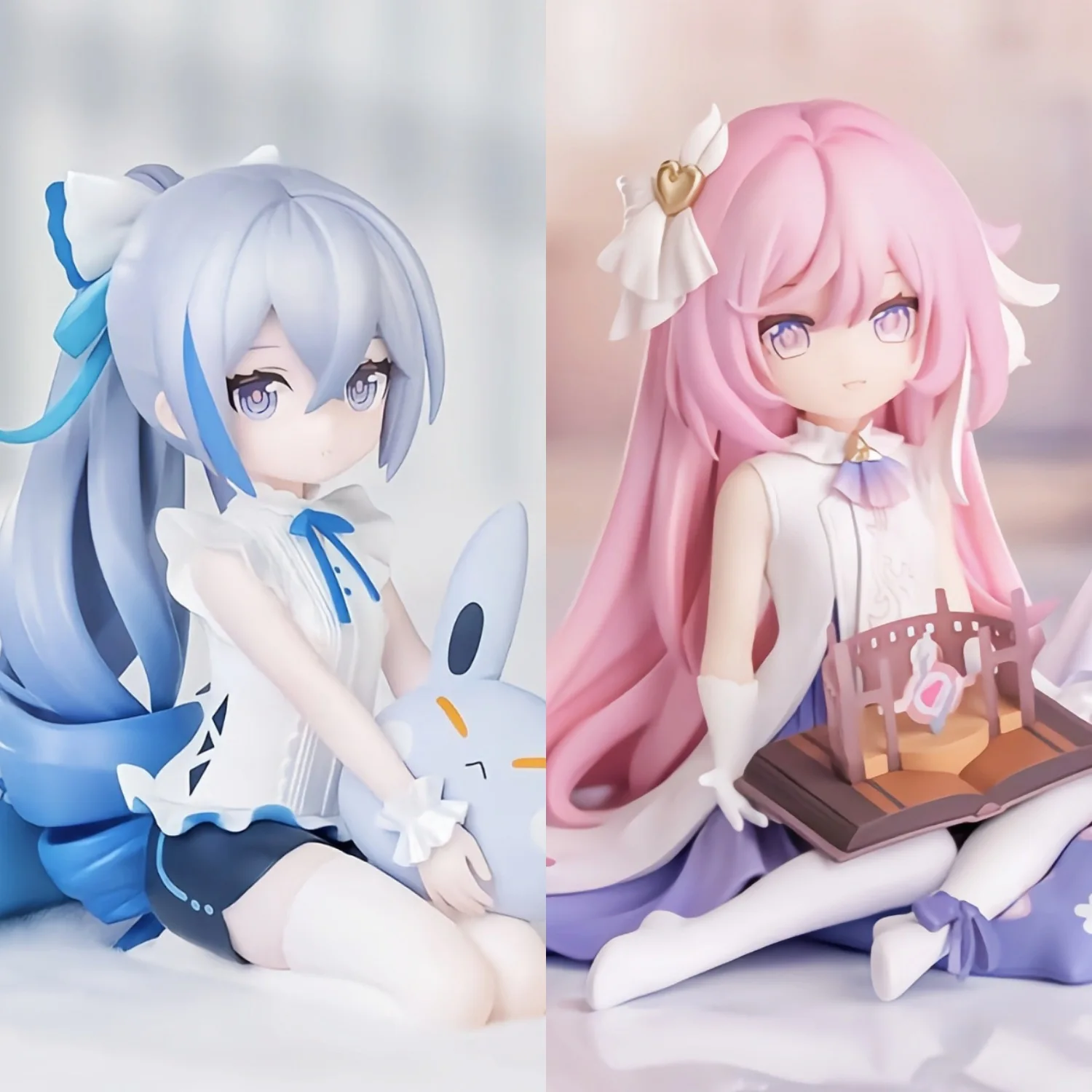Niedliche Figur im Sitzstil, PVC-Modell, Spielzeugauto, Armaturenbrett, PC-Gehäuse, Desktop-Dekoration für Anime-Sammler