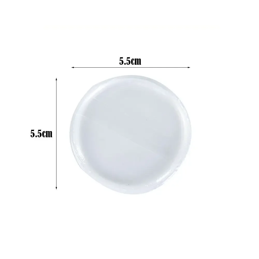 Novo sopro de pó de silicone transparente sem pó comendo pó cosméticos puff geléia puff rosto fundação bb