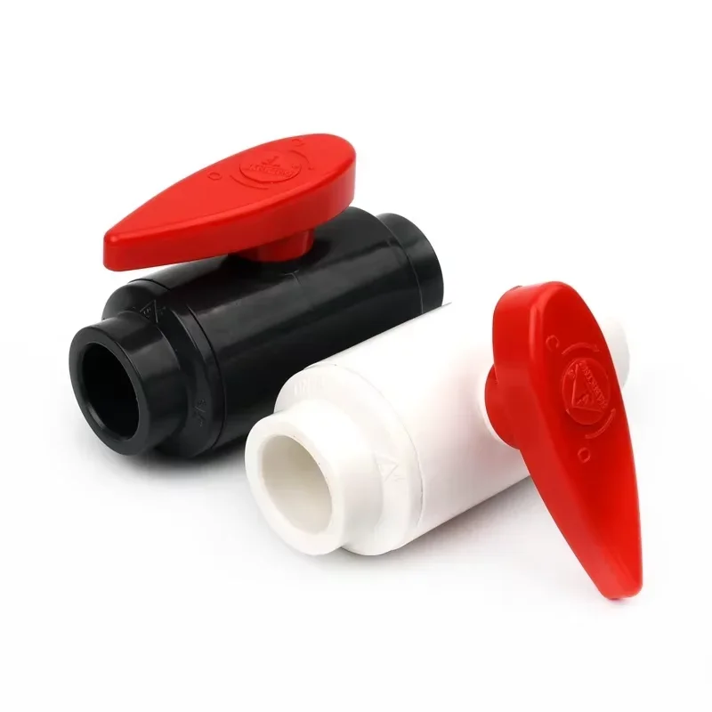 20~110mm PVC Pipe Ball Valve Garden Irrigation System Water Control Valve Aquarium Fish Tank Pipe Supply Drainage Switch Valve