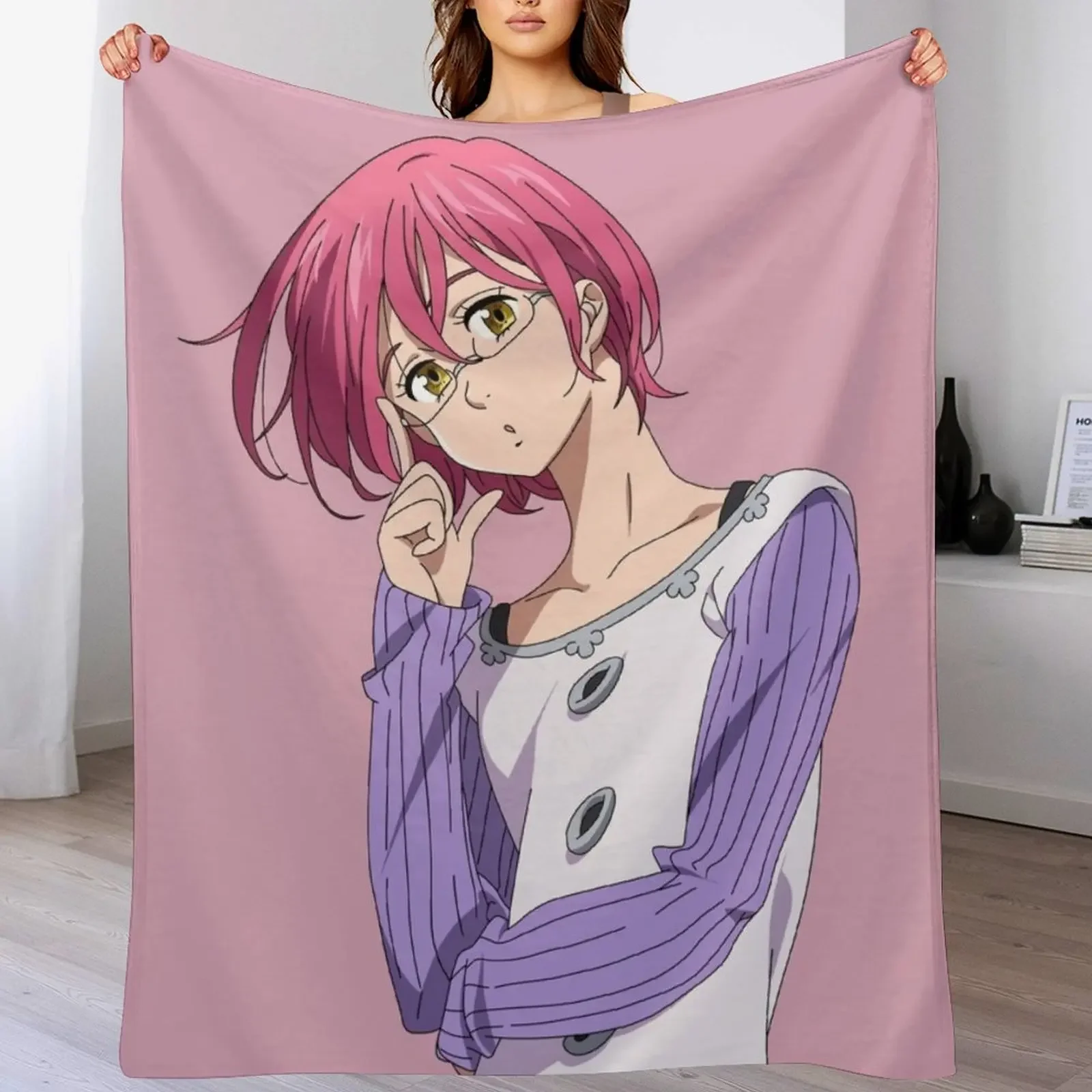 

Gowther Throw Blanket Blankets For Bed anime Soft Beds Luxury St Blankets