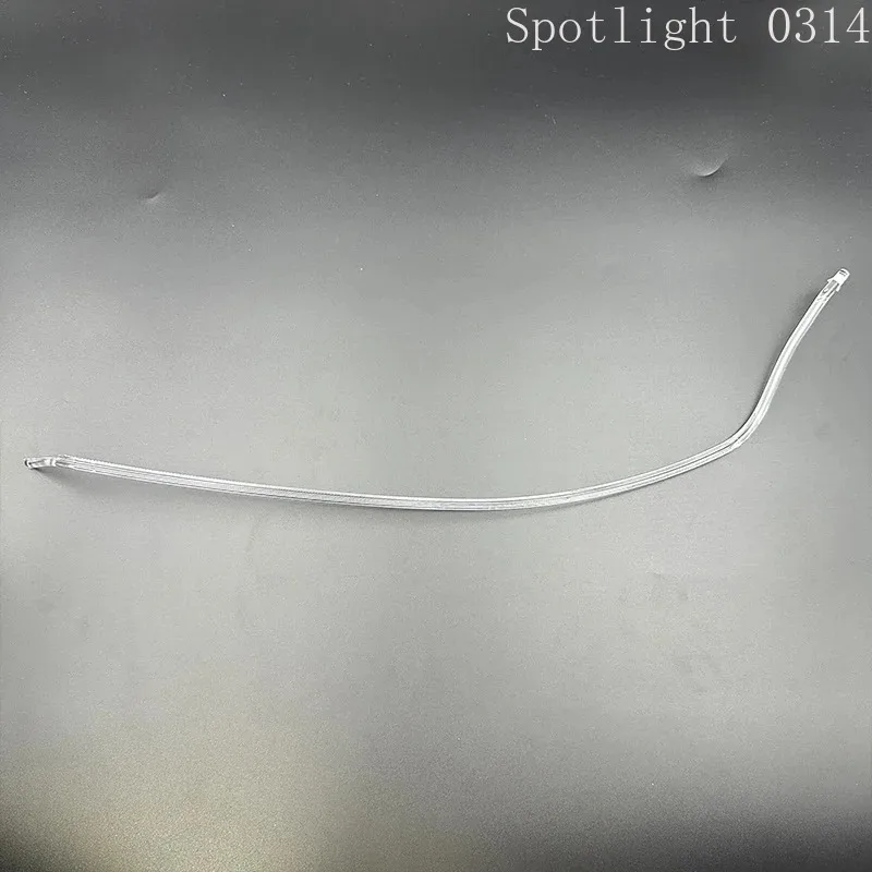 ل Volkswagen Tiguan L 2017 2018 2019 2020 سيارة العلوي ضوء دليل القضبان DRL أنبوب أنبوب أكريليك اكسسوارات السيارات عيون الملاك #2