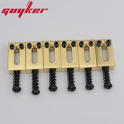 New Gold 10.5MM Stainless Steel Primary Color Polishing Guitar Tremolo Bridge Saddles For ST