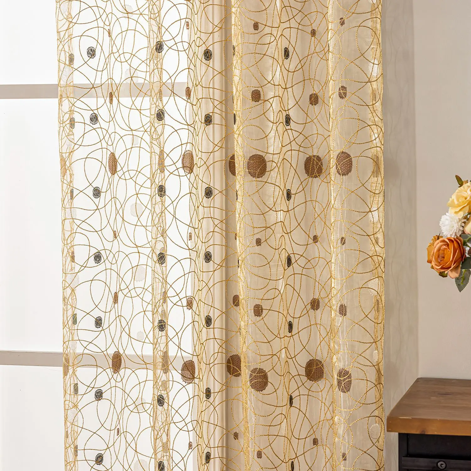 

Custom Made Curtain Fabrics Bedroom Window Tulle Voile Kitchen Sheer Organza Luxury Curtains For Living Room Curtain Drapes