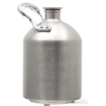 304 Stainless Steel Beer Keg Homebrew Fermentation Barrel Portable Outdoor White Liquor Jug for Events
