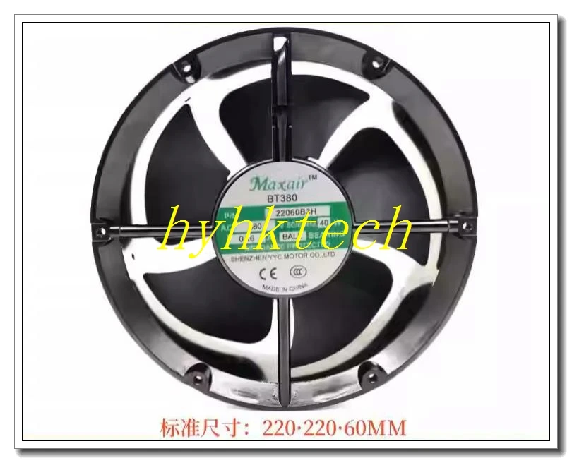 BT22060B2H  220V Original  Round bearing AC cooling fan, 100% tested before shipment