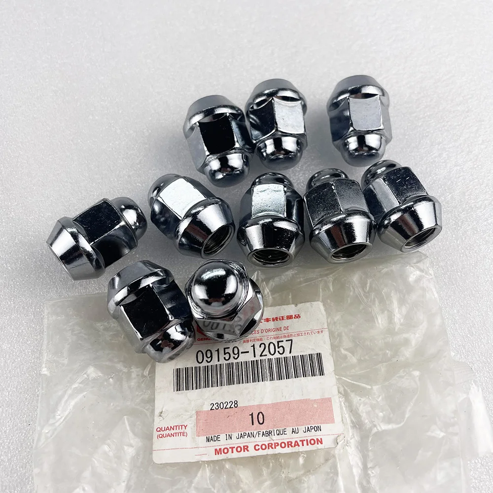 For Suzuki Jimny Grand Vitara I II Sx4 SWIFT III New Genuine 5 / 10 PCS Front Rear Wheel Nuts OEM 09159-12057