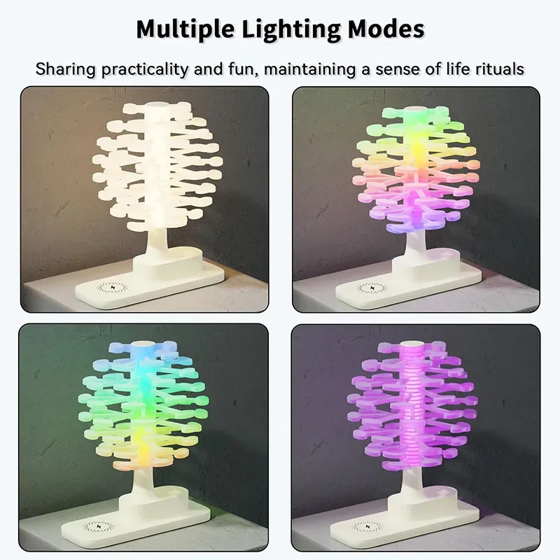 Watch Headphones Mobile Phone Wireless Fast Charging Night Light Business Gift Charging Atmosphere Decorative Desk Lamp Dimmable