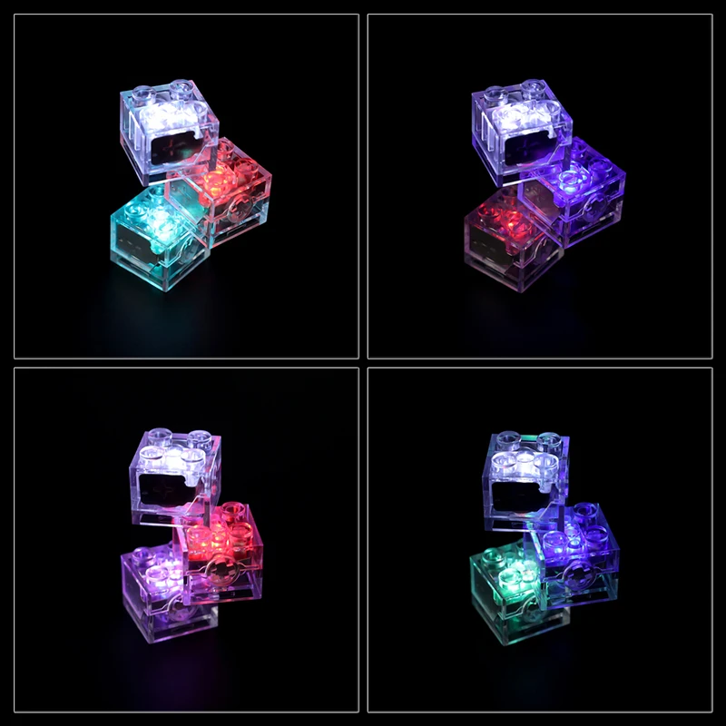 Briques d'éclairage LED 2x2 pour Lego, allumez vos blocs