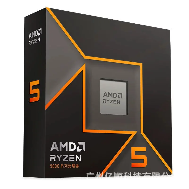 AMD Ryzen 5 9600X Kotak AM5 6-Core 12-Thread Seri Prosesor CPU PC Desktop untuk