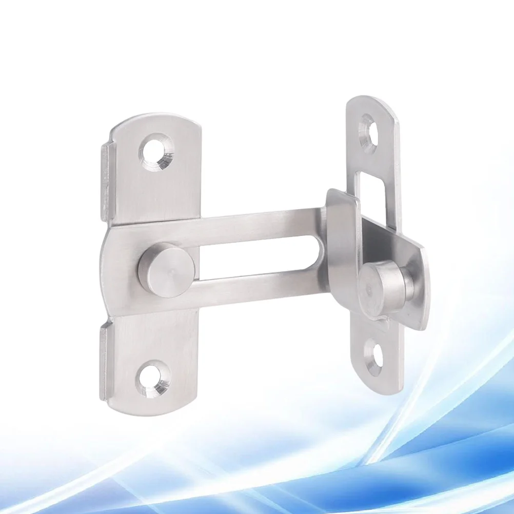 

1Pcs Heavy Duty Stainless Steel Door Lock Hasp Latch Sliding Bolt for Window Cabinet Drawer Security Fitting Pet Cage Bathroom