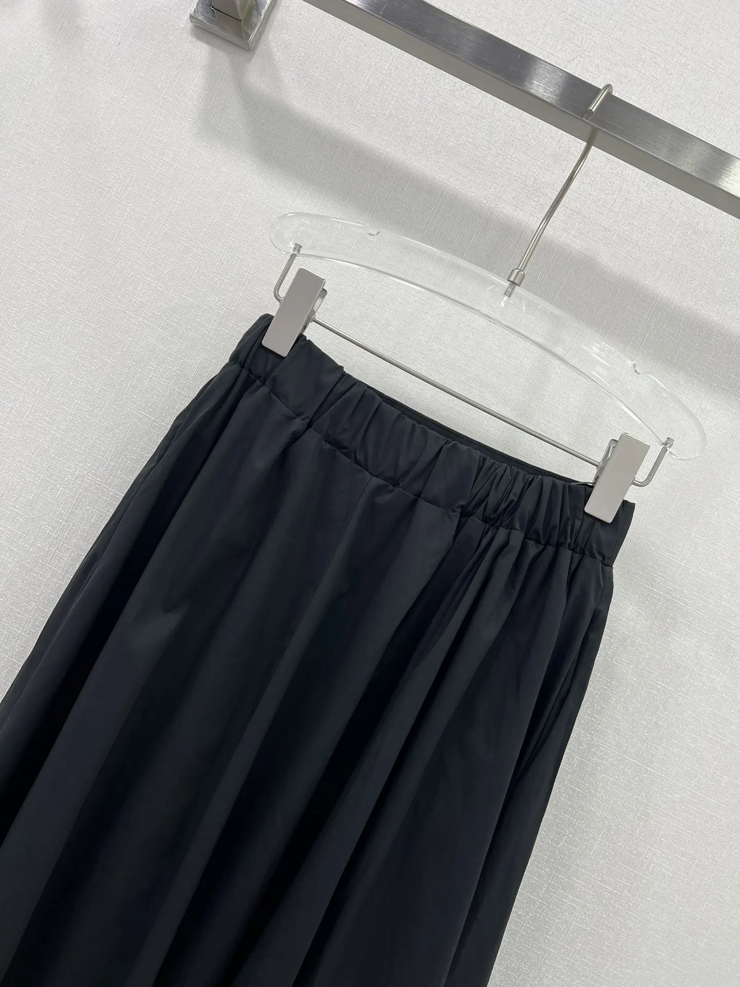 2024 Women's Clothing Elegant simple high-waisted mid-length skirt Spring Summer New No.27