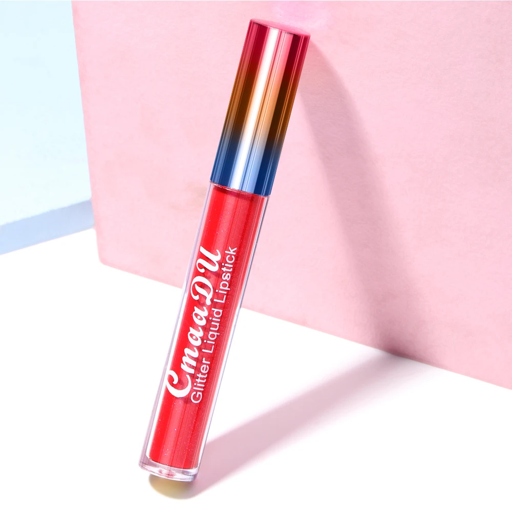 CmaaDu 1 個グロス液体口紅持続リップグロス簡単に着色防水ノンスティックカップ色褪せない絶妙なギフト
