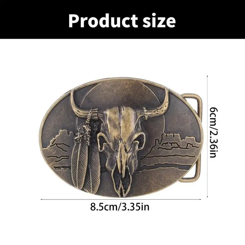 39bb Head Buckle para adolescentes Belt Metal Bebas metal para pantalones Accesorios ropa fresca Hebilla cintura