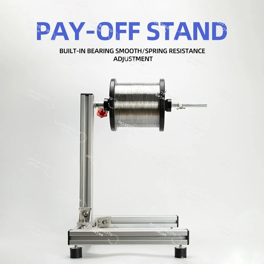 Winding Machine Wire Rack for Fishing Line,Cotton Thread, Enameled Wire Winder Machine Reel Spooler Metal Damping Adjustment