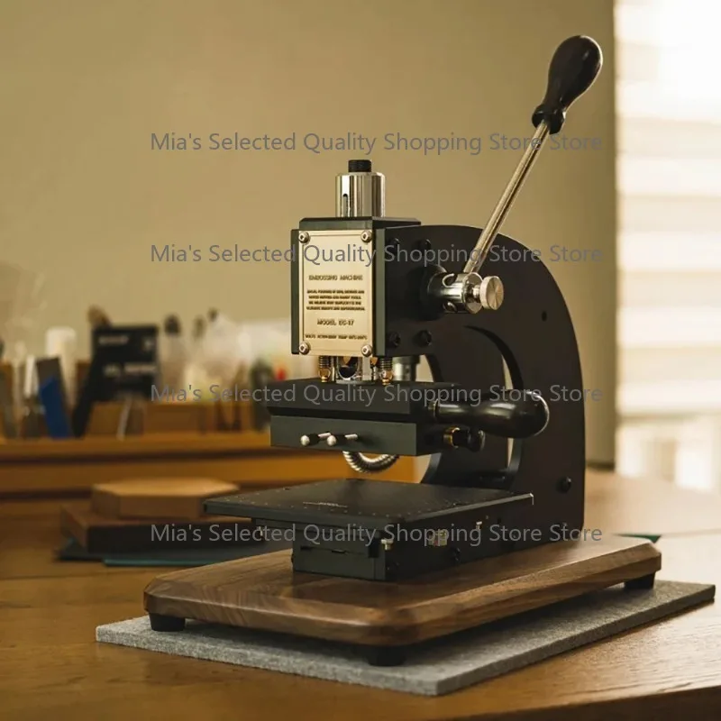 

EC-17 Professional Hot Stamping Machine for Copper Mold Printing, Business Cards, Leather, Packaging, and Foiling