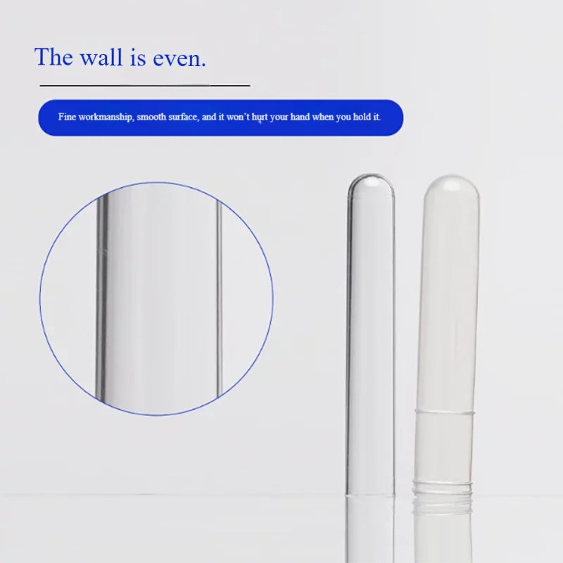 Disposable plastic test tubes PE plastic test tubes translucent soft plastic test tubes whole package