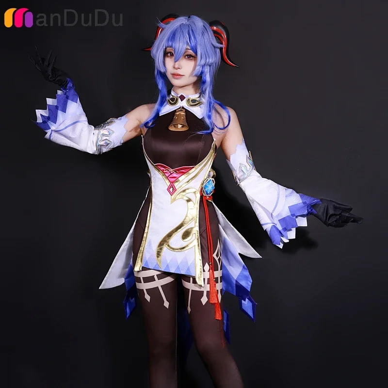 Hookai star rail Ganyu 3D cosplay costume rode play Comic Con dress Hallowmas Party wigs anime prop game