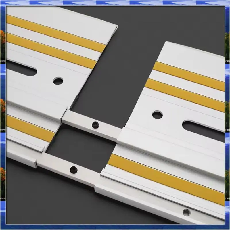 Kit de conector de riel guía LJL para sierra de pista Compatible con Festool, repuesto de placa de madera, conector de riel guía de corte