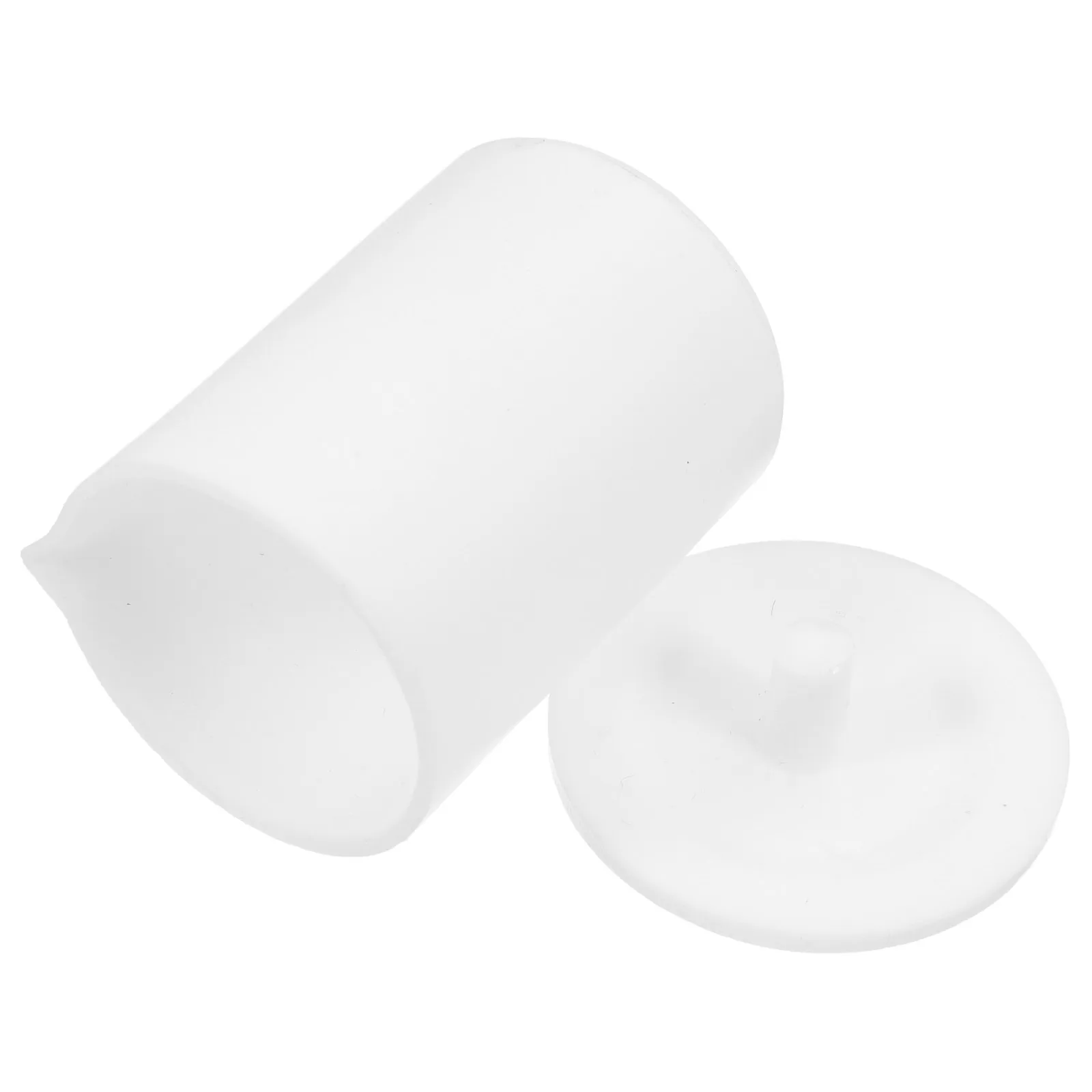 

PTFE Beaker 30ml Measuring Cup with Lid Acid Alkali Resistant Lightweight Portable Lab Equipment Plastic Glass Jar