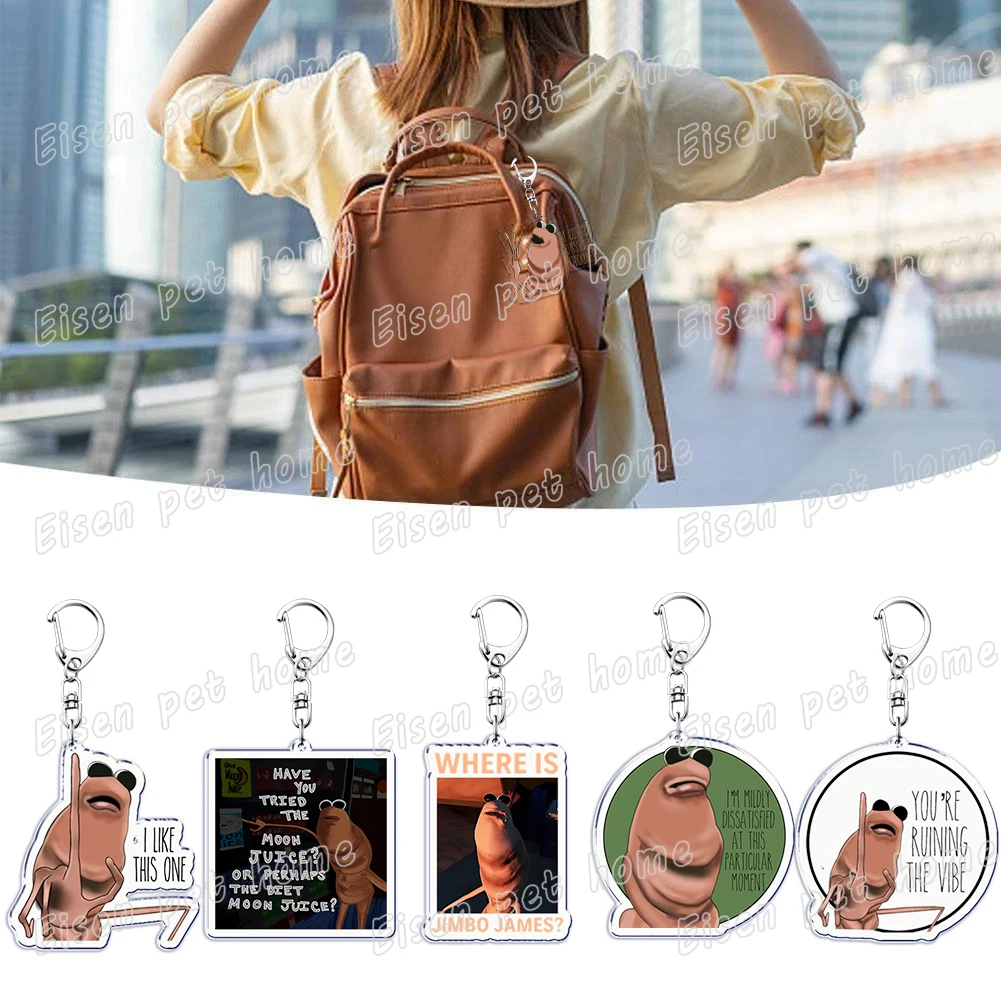 مضحك الإبداعية شخصية ماركوس المفاتيح الاكسسوارات حقيبة سحر لطيف المرأة ألعاب Keyrings مجوهرات المشجعين الأصدقاء هدية