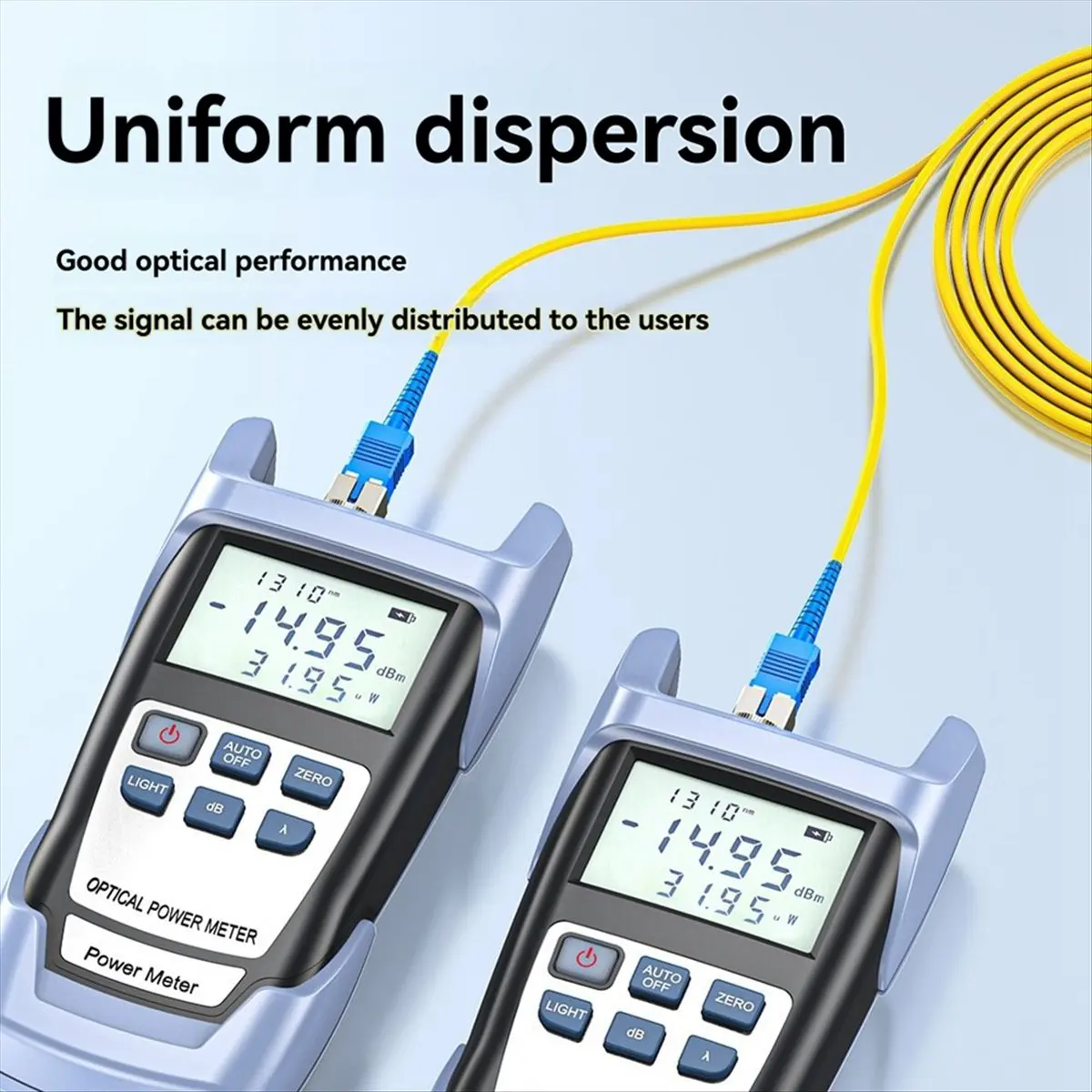 A46U SC/UPC 1/2 Fiber Optical Splitter Fiber Optic Pigtail Splitter Dual Window Coupler for Fibre Communication System