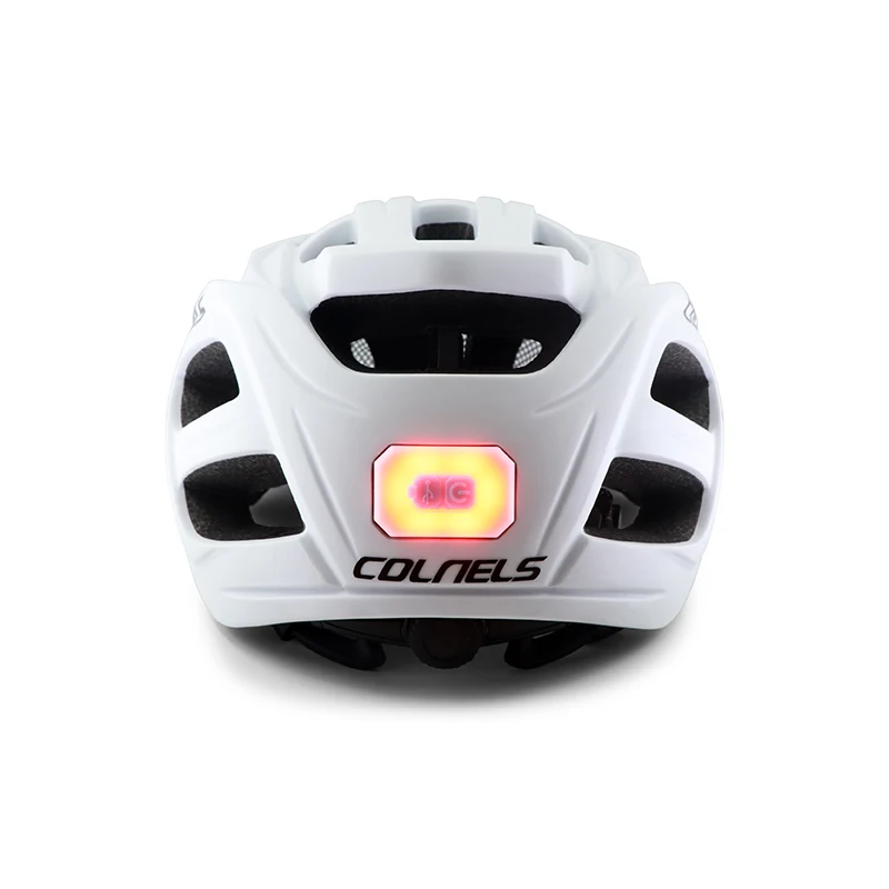 Bike Helmet Man Women With LED Warning Light Adult Mountain Road Safe Riding Helmet Lntegrally-Molded cascos MTB Bicycle Helmet