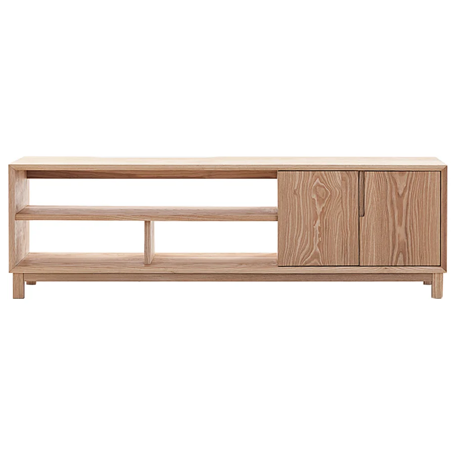 

LTT solid wood TV cabinet living room low cabinet modern simple Nordic ash wood floor cabinet