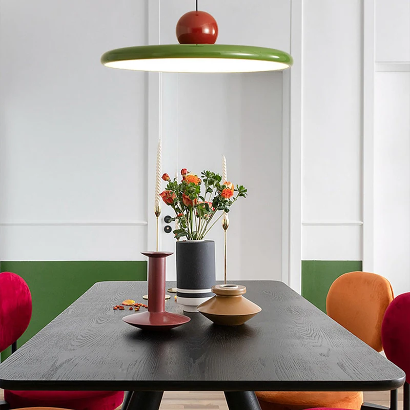 

European Style UFO Iron Pendant Light Dia20/30cm Modern Ceiling Lamp for Bedroom Living Room Kitchen Restaurant Dimmable Light