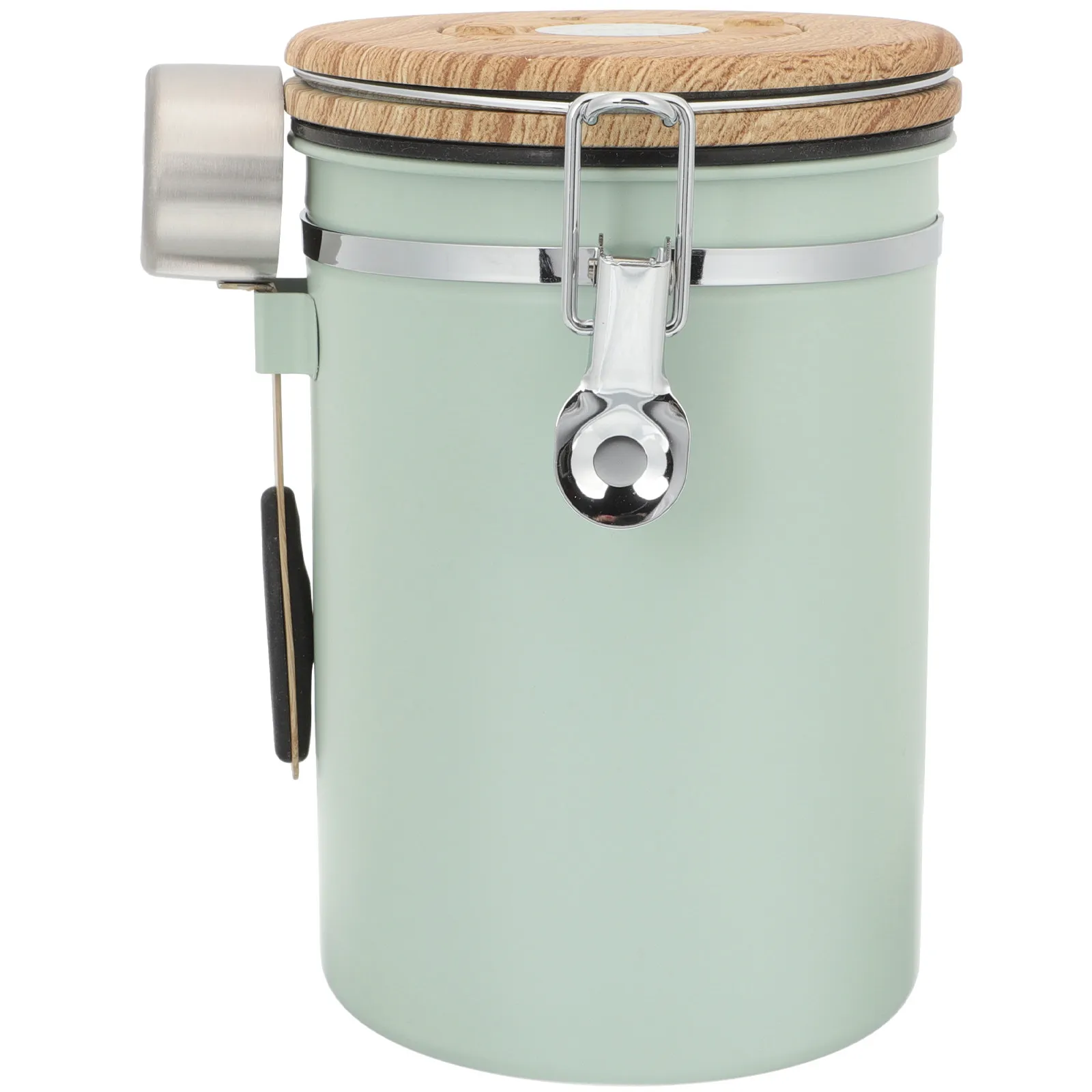 coffee-bean-container-airtight-storage-jar-18l-cylinder-coffee-canister-with-locking-clamp-for-beans-powder-tea-candy