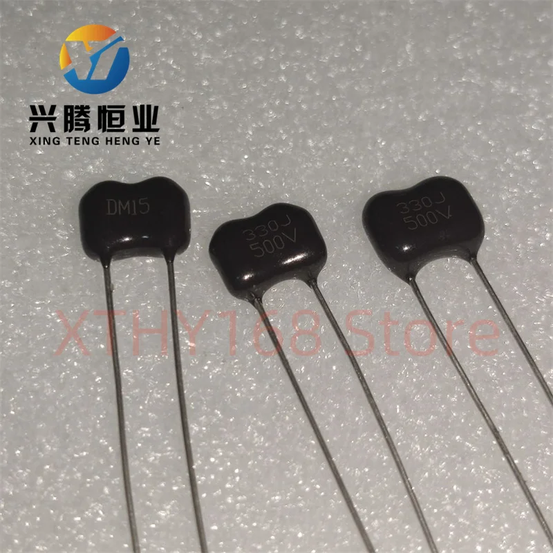 5PCS 100PF-680PF Silver Mica Capacitor 500V 150PF 120PF 180PF 200PF 240PF 270PF 300PF 330PF 390PF 430PF 470P 510PF 560PF CMDM 5%