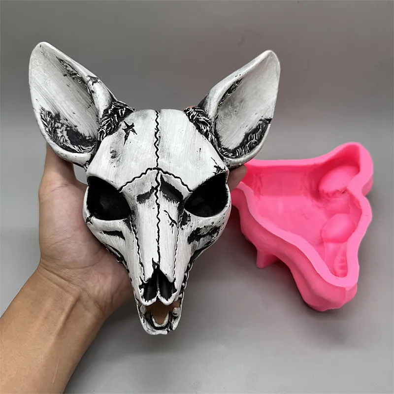 

Новый продукт! Силиконовая форма в скандинавском стиле, голова лисы, используемая для изготовления украшений ручной работы из цемента из гипсовой смолы