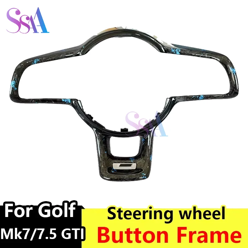 

Подходит для Volkswagen Golf 7 MK7 7.5 R Rline GTI GTE GTS: кронштейн рулевого колеса из кованого карбона, аксессуары