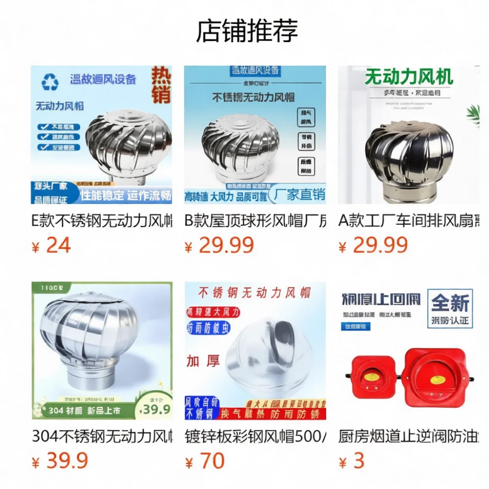 Non Electric Roof Turbine Vent – Outdoor Power Vent recenzja i cena
