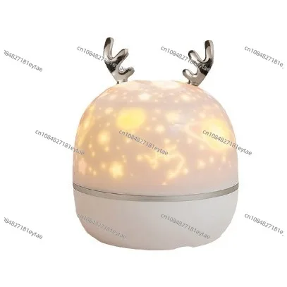 Ten Thousand Flame Fawn Starry Sky Lamp Projector, Children's Birthday Gift, Indoor Bedside Music, Atmosphere Light, Night Light