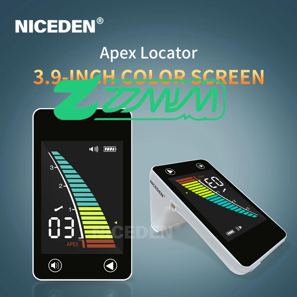 

NICEDEN лучший сенсорный экран, оборудование для эндодонтических электронных эндодонтических устройств, локатор вершины, мини-измерение корневых каналов, 3,7 дюйма