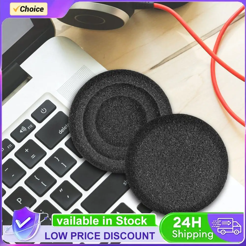 Coussinets d'oreille en mousse isolante anti-bruit, pièces de rechange pour casques Jabra Evolve 20, 20se, 30, 30II, 40, 65, 65II