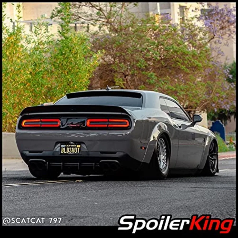 SpoilerKing Dakspoiler XL Special Edition 380SP Ontworpen voor verbeterde aerodynamica en stylingcompatibiliteit met Dodge Chall