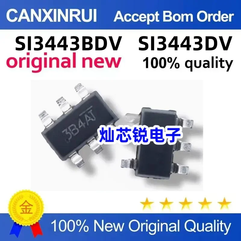 (5-100 pieces)New original SI3443BDV-T1-E3 SI3443B SI3443DV 3B4AI 3B4 SOT23-6