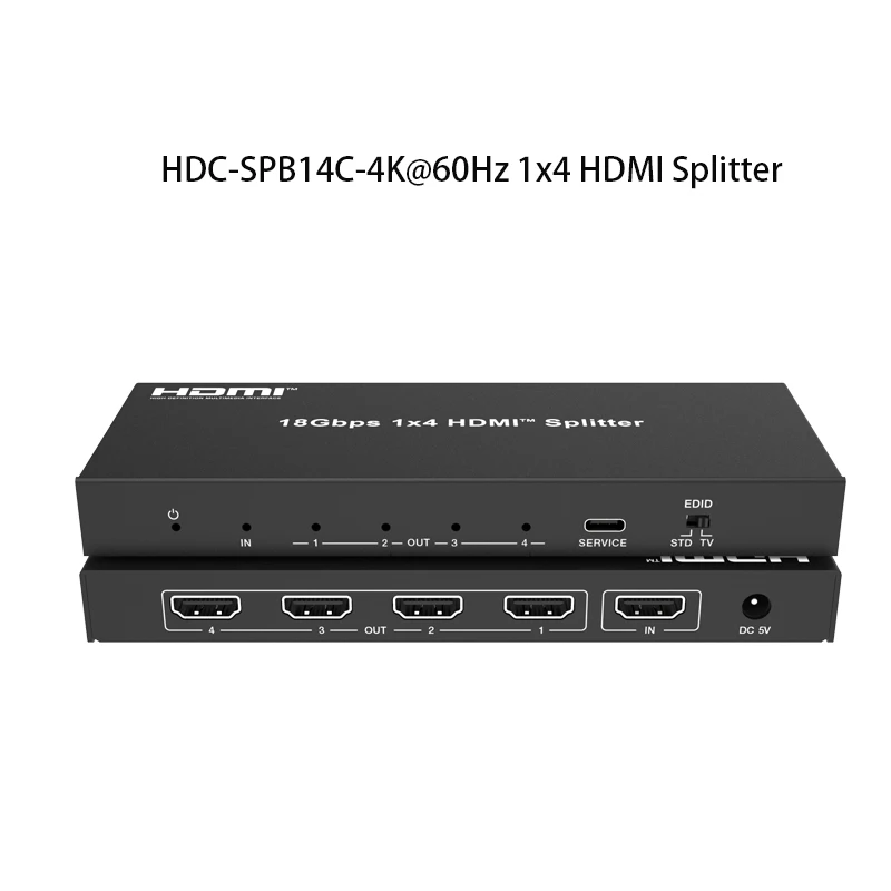 HDMI 호환 매트릭스 스위처 비디오 월 분배기 박스 HDMI 호환 분배기 어댑터 비디오 분배기 스위치 HDR 스위치 4K60Hz