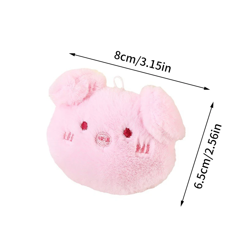 Portachiavi con orsetto farcito portachiavi con ciondolo per borsa da scuola carino portachiavi con peluche Kawaii accessori per portachiavi per auto regalo per bambini