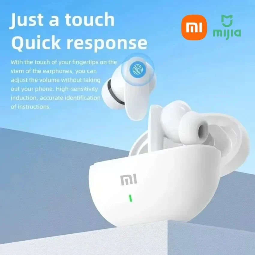 Xiaomi S90 Earphone Bluetooth Nirkabel TWS Earphone Mikrofon Bawaan Stereo HiFI In-Ear Earphone Olahraga Tahan Air