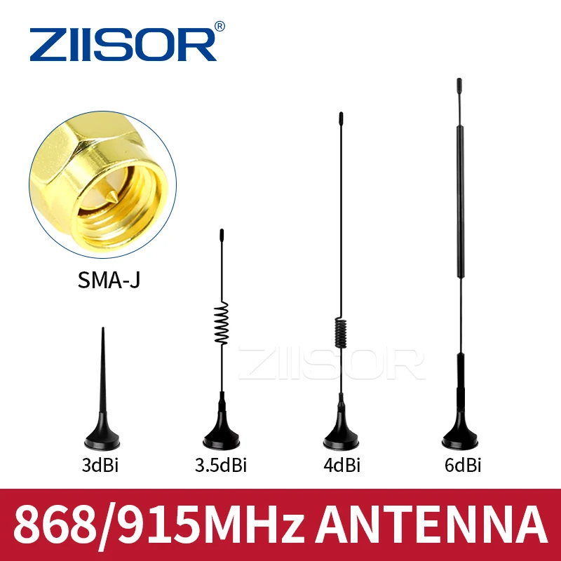 2pcs 868 MHz Lora Antenna Wifi 915MHz Long Range Antenna for Internet Communication 900M Magnetic 868M 915M Aerial with G900