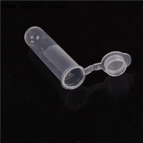 30Pcs 5ml Plastic test tubes with clear scale centrifuge tube with lip with Graduation EP tube