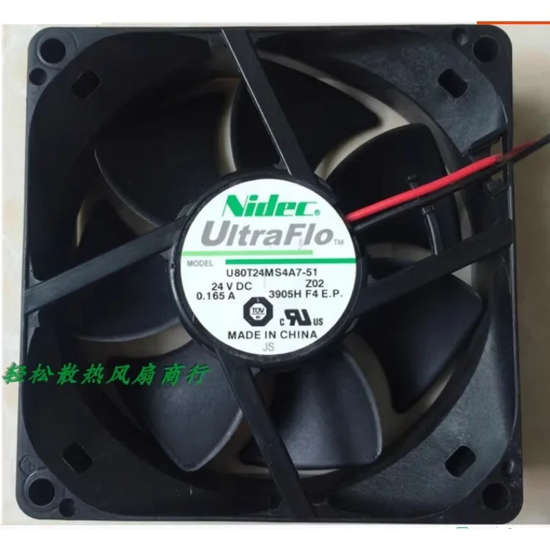

Новый вентилятор для NIDEC U80T24MS4A7-51 24 В 0,165 А инверторный охлаждающий вентилятор 8 см 8025 80x80x25 мм