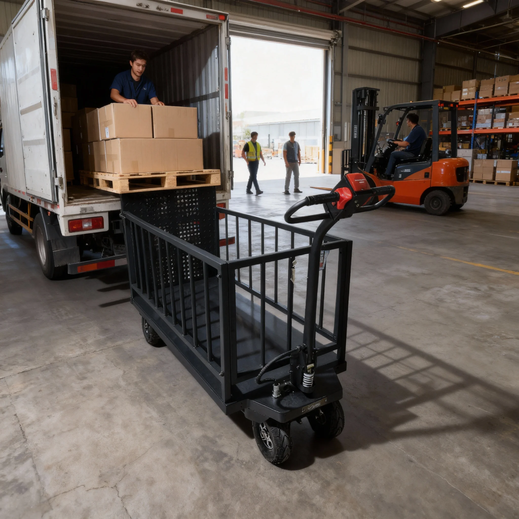 รถเข็นขนสินค้าพับได้แบบเหล็กสำ - Heavy Equipment Logistics บทวิจารณ์และราคา