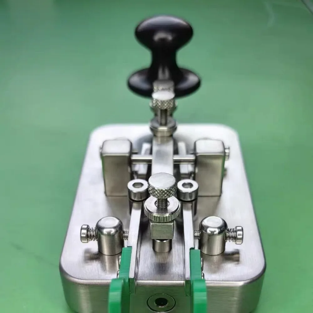 BG1GJP V2.0 Dual-function Telegraph Key, Hand & Auto Combined Morse Keyer, Professional Amateur Radio Telegraph Sending Device
